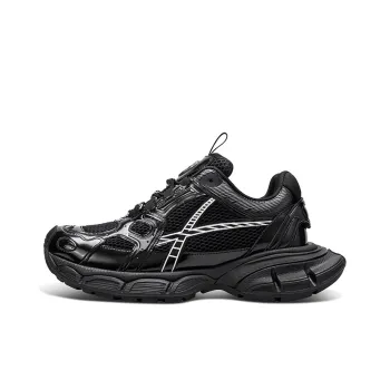 HART DAVIS X103 Series Chunky Sneakers Unisex Low Top Black