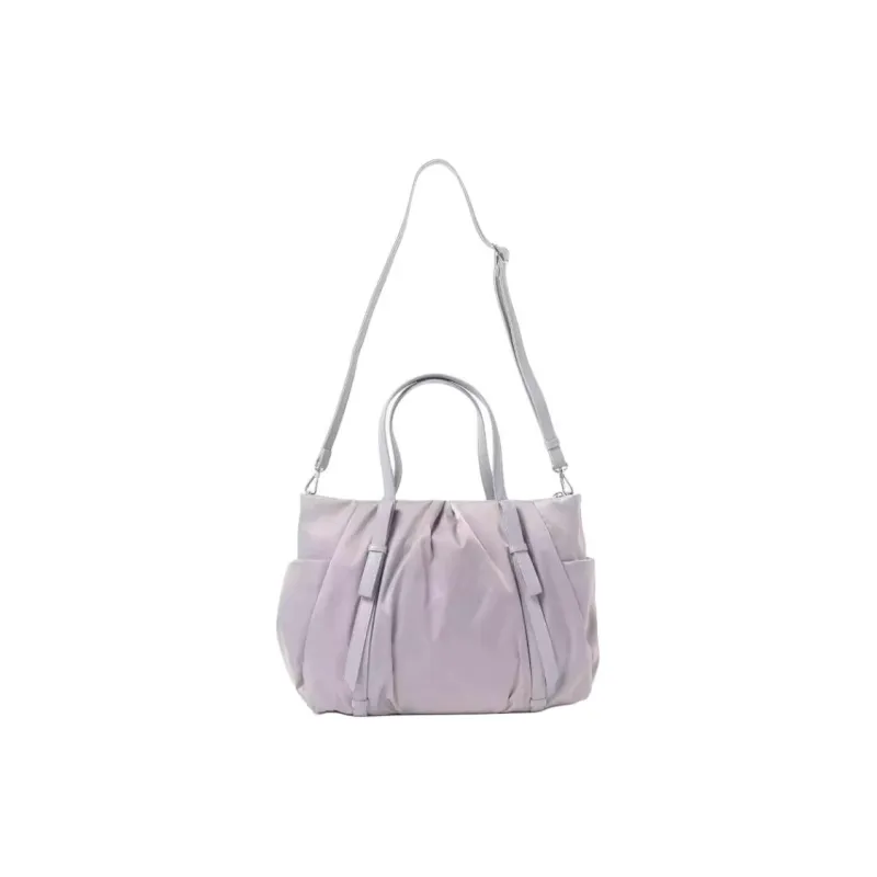 Beams Heart Polyester Tote Bag, Shopping Bag, Handbag Women's Gray-1