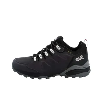 Jack Wolfskin Refugio Cushioned Slip-Resistant Low-Top Hiking Shoes Women's Black