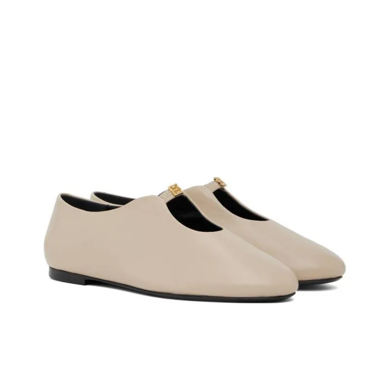 Givenchy 4G Liquid Casual Single Shoes Women's Beige-3