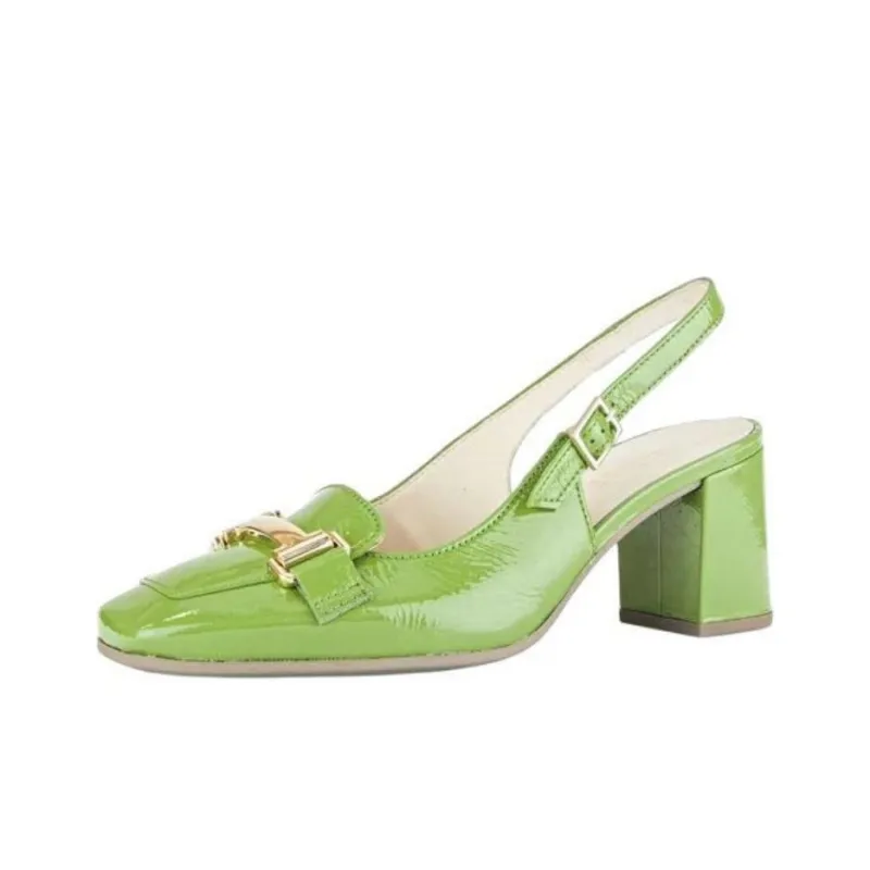 Gabor Fashion Chunky Heel High Heels 6.5cm Women's Green-2