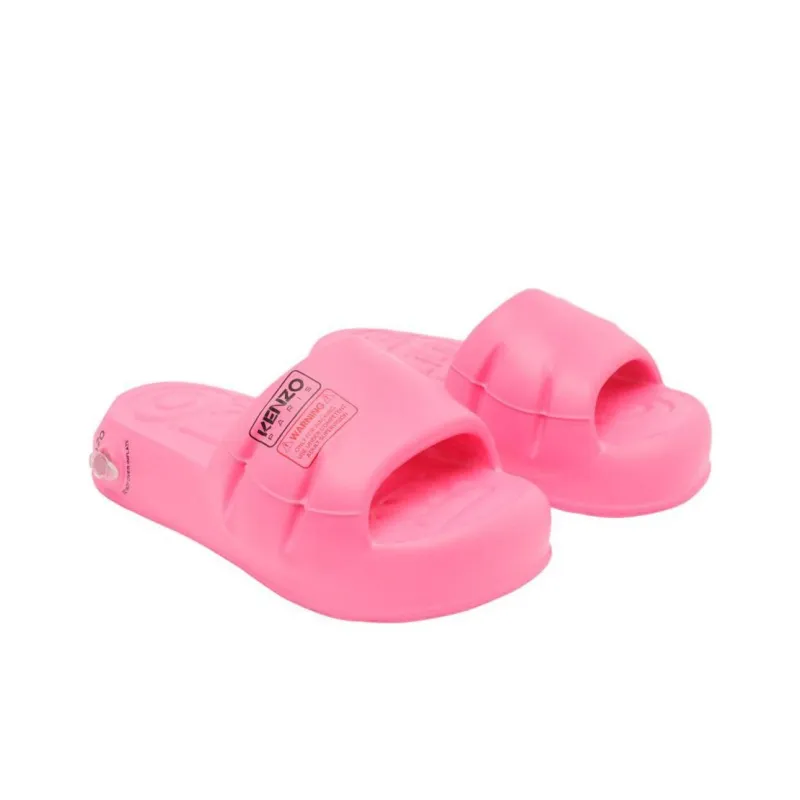 KENZO Slip Resistant Slide Slippers Women's Pink-3