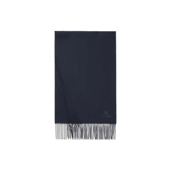 Loro Piana Logo Embroidered Scarf
