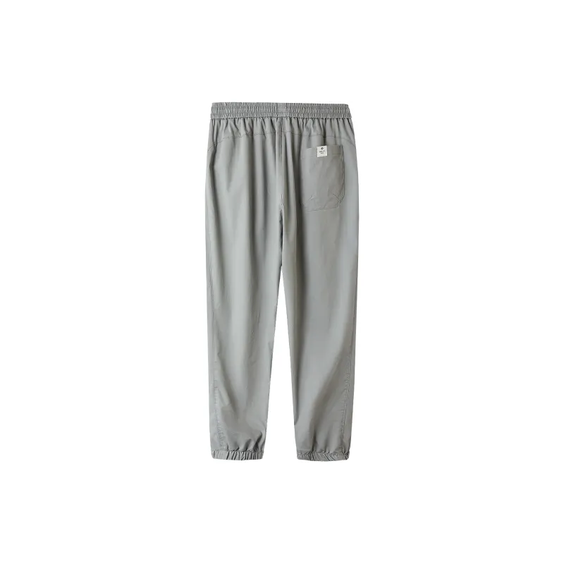 HLA Casual Pants Men Light Gray Pattern 29-1