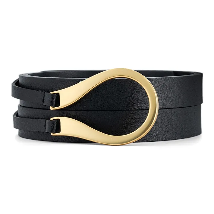 HLA Polyurethane PU Leather Belts Women's Width 1.8cm-0