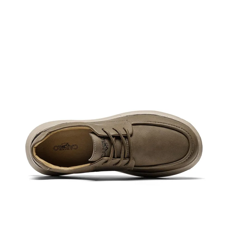 CARTELO Vintage Handcrafted Leather Shoes Casual Shoes Men's-2