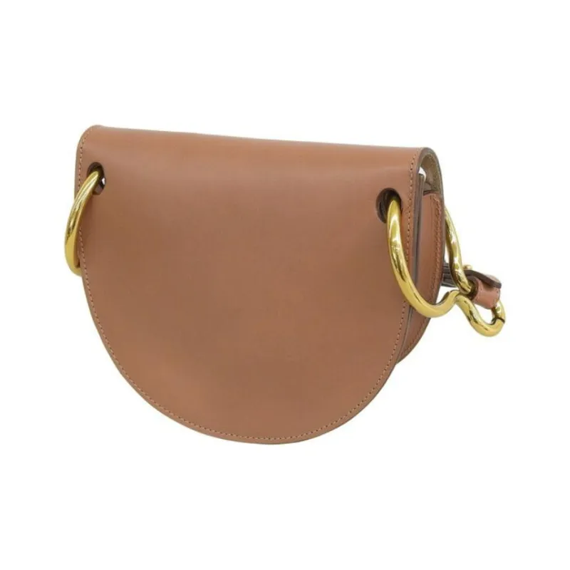 Il Bisonte Leather Shoulder Bag Women's Brown-1