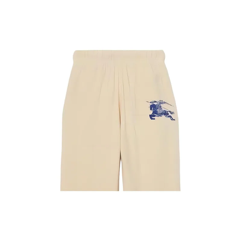 Burberry FW23 Knitted Sports Pants Women's Beige Yellow-4