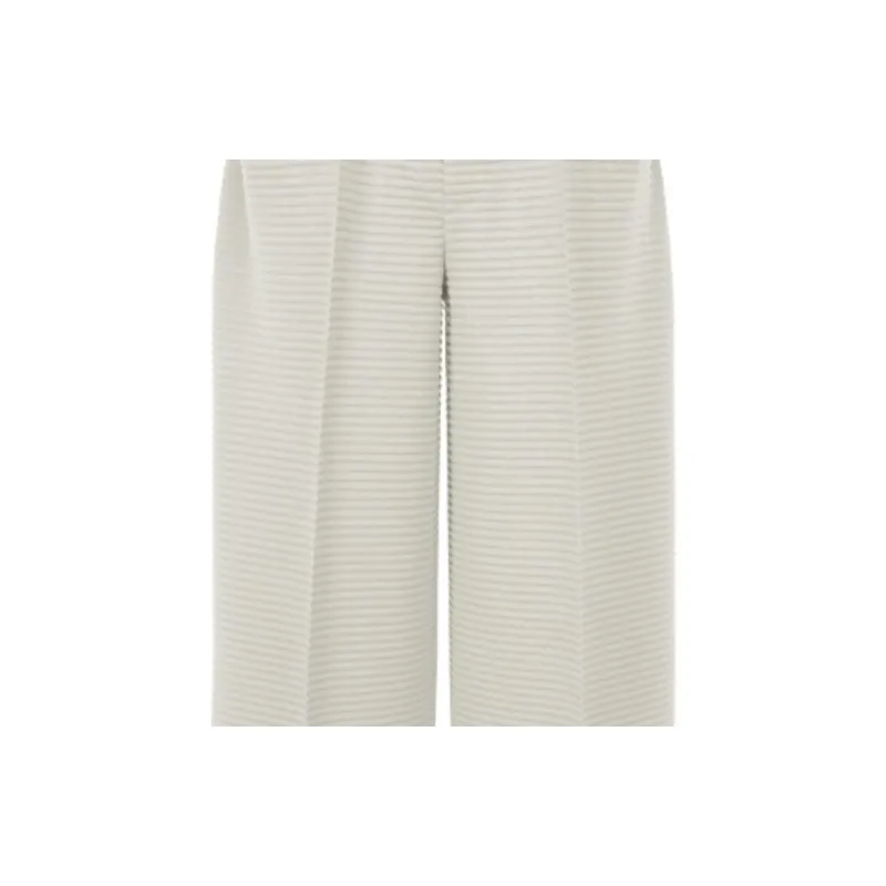 ISSEY MIYAKE Horizon Pleats1 Casual Pants Men's Light Gray-3
