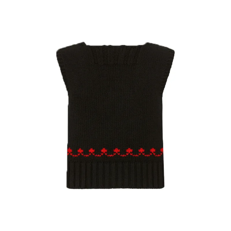 DIOR Quarterly New Products Cashmere Sweaters Women's Black-1