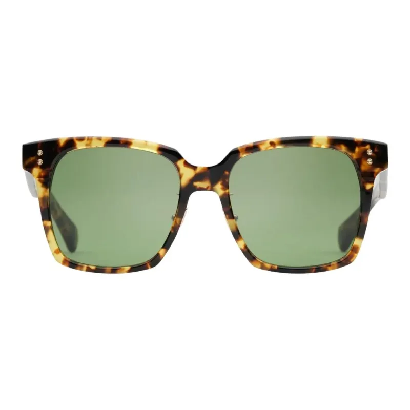 DITA Plate Frame Square Sunglasses Unisex Tortoiseshell-1