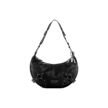 GUESS PU Hobo Bag Shoulder Bag Women's Black