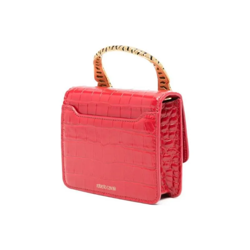 Roberto Cavalli Leather One Shoulder Handbags Mini Women's Red-1