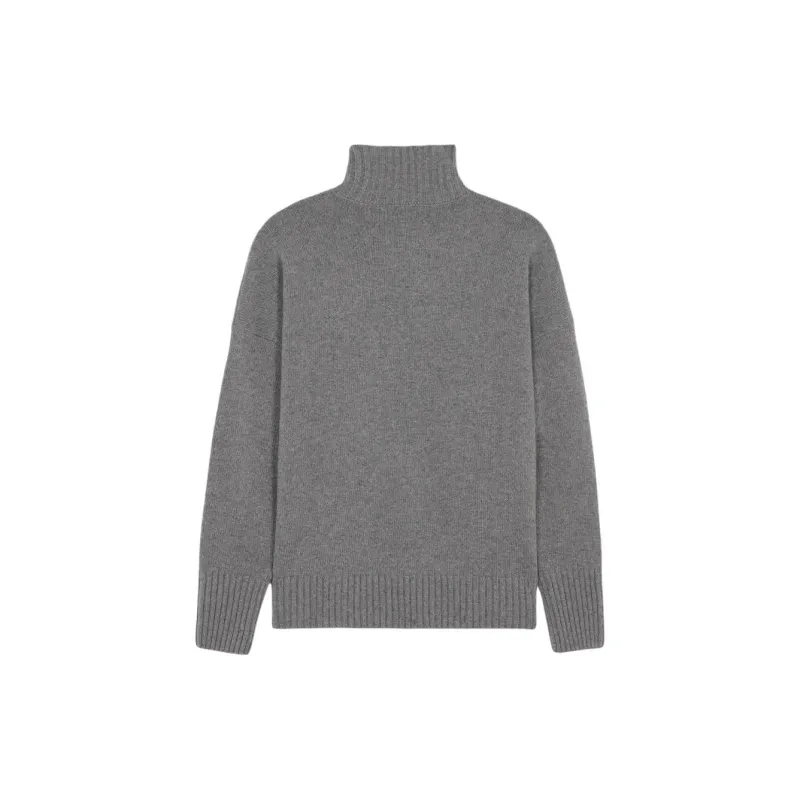 Maison Kitsune Sweaters Men Charcoal Gray-1