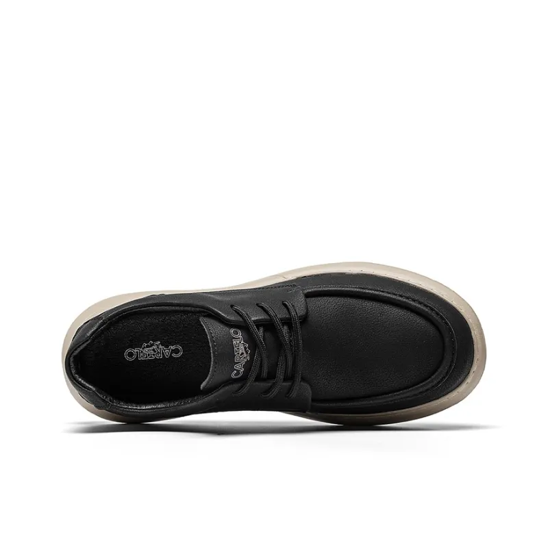 CARTELO Vintage Handcrafted Leather Shoes Casual Shoes Men's-6