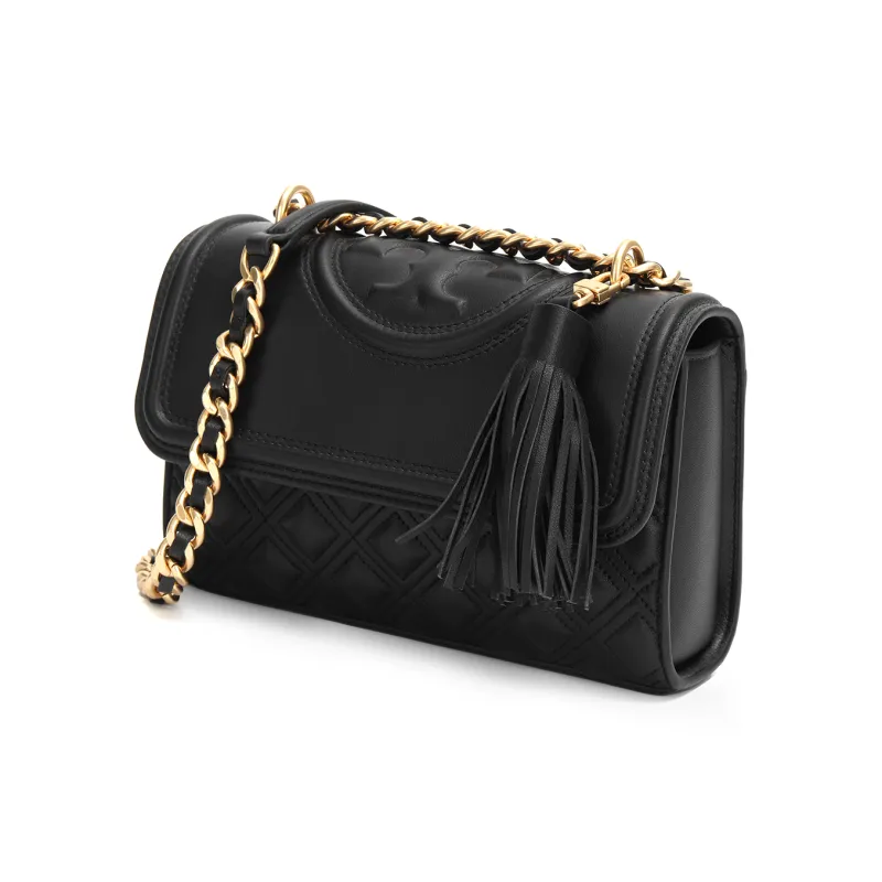 TORY BURCH Fleming Small Convertible Shoulder Bag Black-1