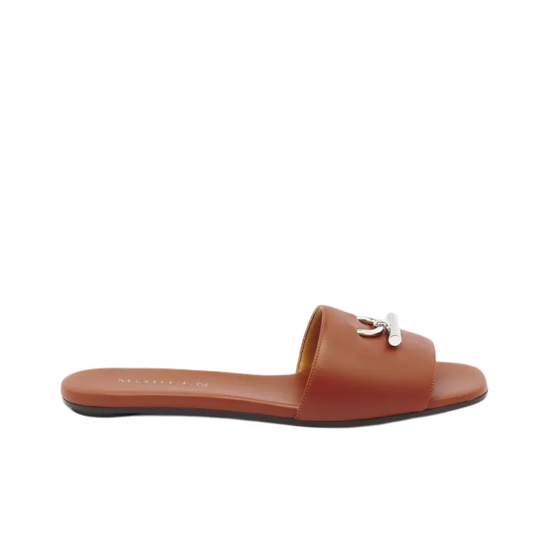 Alexander McQueen T Bar Slip On Slides Women's-1