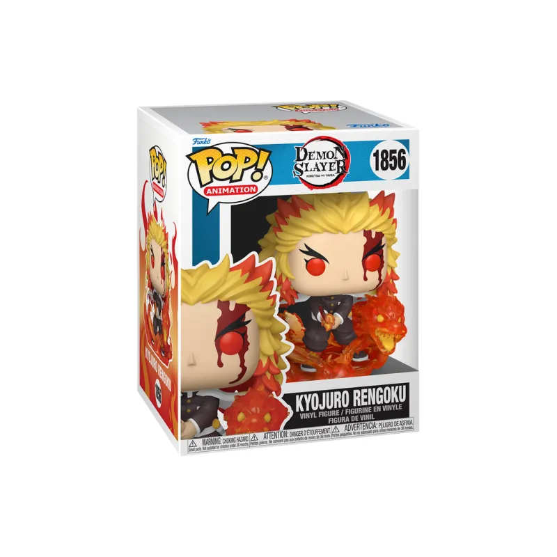 Funko Demon Slayer: Kimetsu No Yaiba Kyojuro Rengoku's Flame Breathing Chibi Figures-1