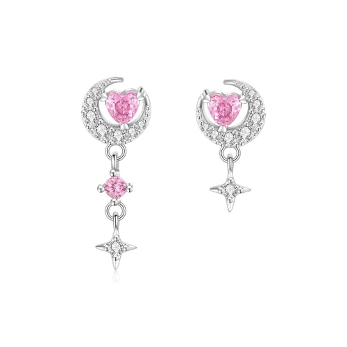 Lao Feng Xiang 999 Fine Silver Earrings Women's