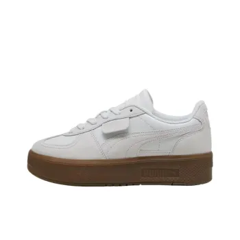 PUMA Palermo Slip Resistant Low Top Running Shoes Women's White