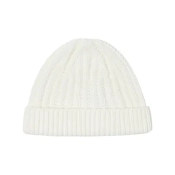 Loro Piana Cotton Beanies Men's White
