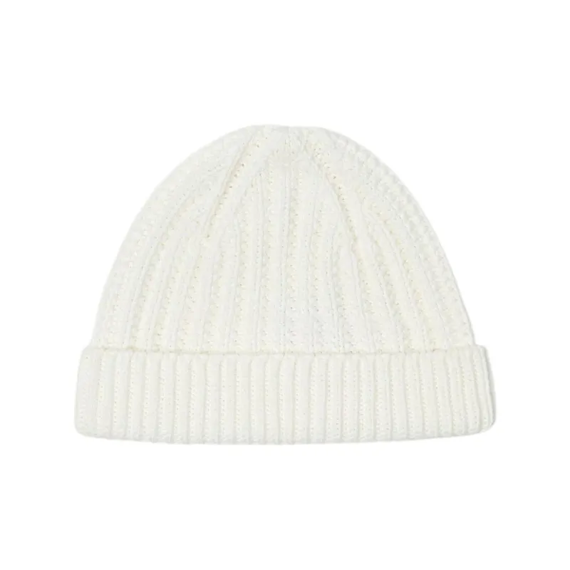 Loro Piana Cotton Beanies Men's White-0
