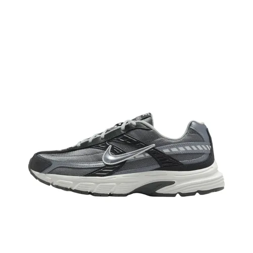 Nike Initiator Anti Slip Wear Resistant Low Top Running Shoes Men's Black Gray Color