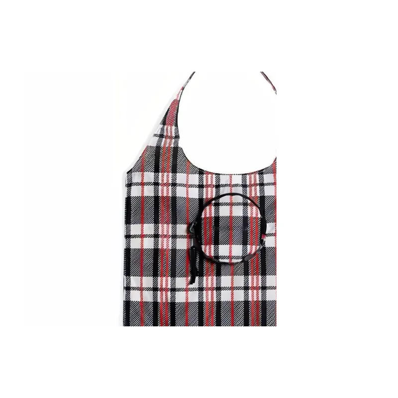 Balenciaga Nylon Tote Bag Shopping Bag Handbag Women's Black/Red/White-4