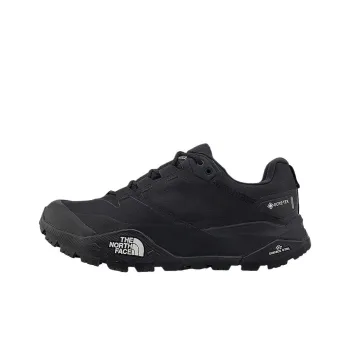 THE NORTH FACE Wear resistant And Waterproof Low Top Trekking Shoes Men's Cosmic Black