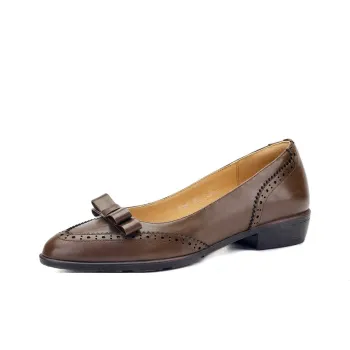 XICUNMINGWU Chunky Heel High Heels Women's Dark Brown