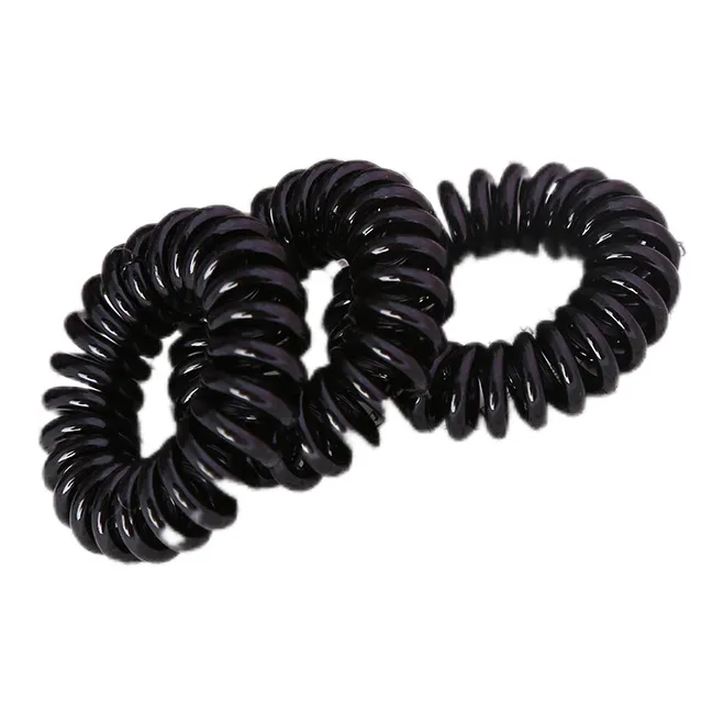 YUELEJI Small Size Telephone Wire Hair Tie 10 Pcs With Elastic OQ Classic And Versatile-0