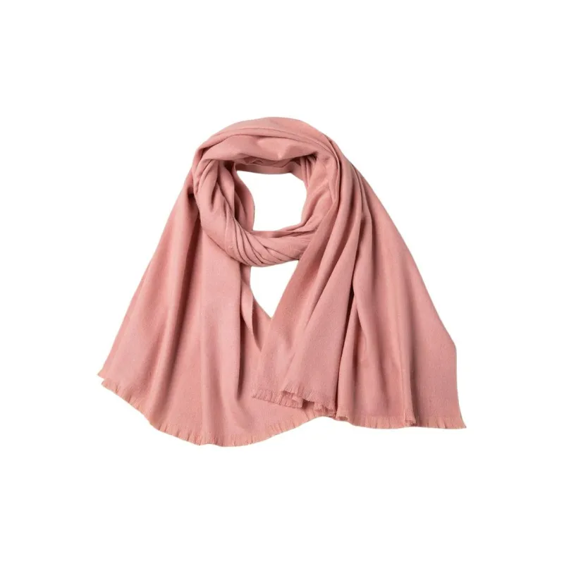 Red Bean 30% Cashmere 70% Wool Knit Scarves Unisex-52