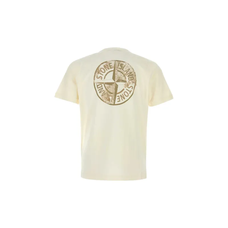 STONE ISLAND Logo Printed Short Sleeved T Shirt-1