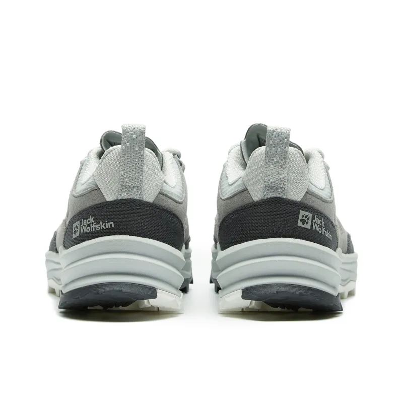 Jack Wolfskin Cyro Slip-Resistant Low-Top Trekking Shoes Women's Cool Gray-4