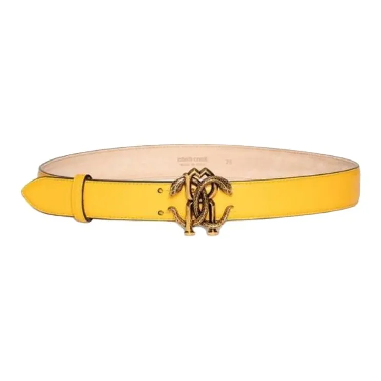 Roberto Cavalli Logo Plaque Buckle Belt-0
