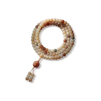 FANGYUANXIAOFU Bodhi Root Barrel Bead Beaded Bracelet Unisex