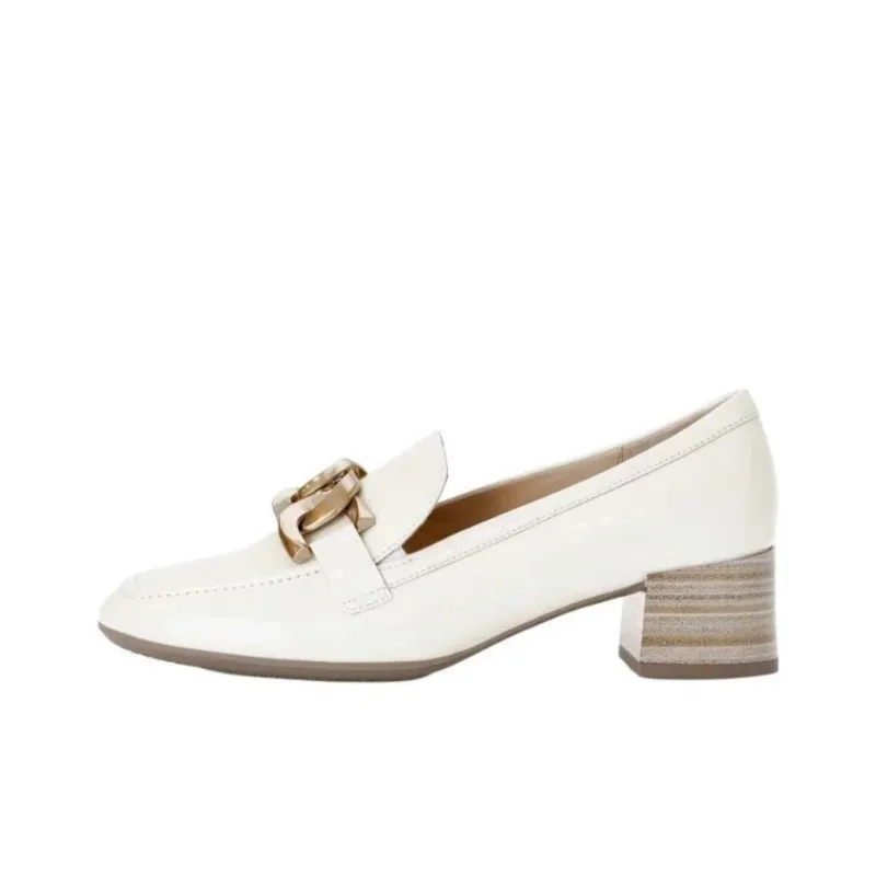 Gabor Comfort Loafers 4.5cm Women's Beige-0