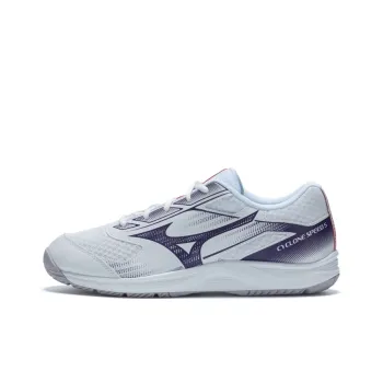 Mizuno Abrasion Resistant Low Top Training Shoes Unisex White Purple