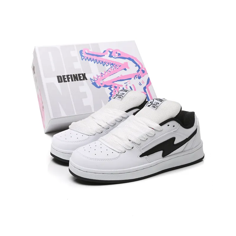 DEFINEX Anti-Slip And Wear-Resistant Height Increasing Low-Top Skateboard Shoes Unisex-0