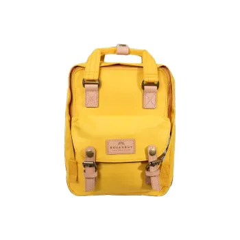 Doughnut Polyester Backpack Mini Unisex Mustard Yellow