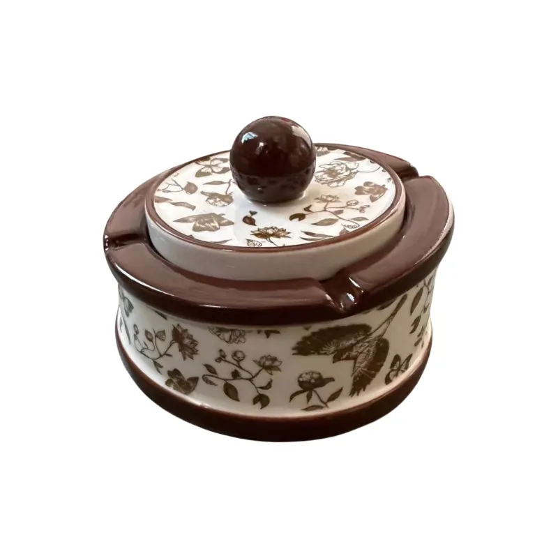 Meter Ceramic Ashtrays Black White-8