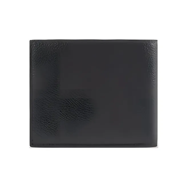 Balenciaga Cash Square 8 Card Slot 2 Bill Compartments Folded Wallet Black/Blue-2