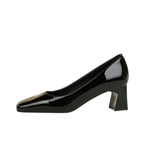 QITUMAUL Chunky Heel High Heels 5cm Women's