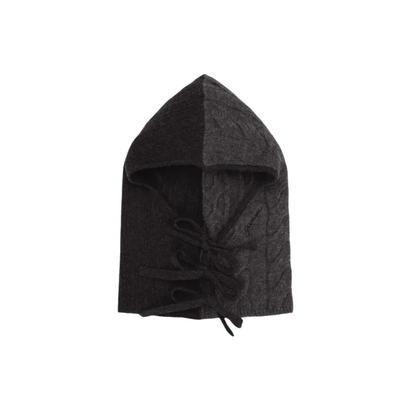 GANNI Merino Wool, Cashmere Hats & Caps Unisex Black-0