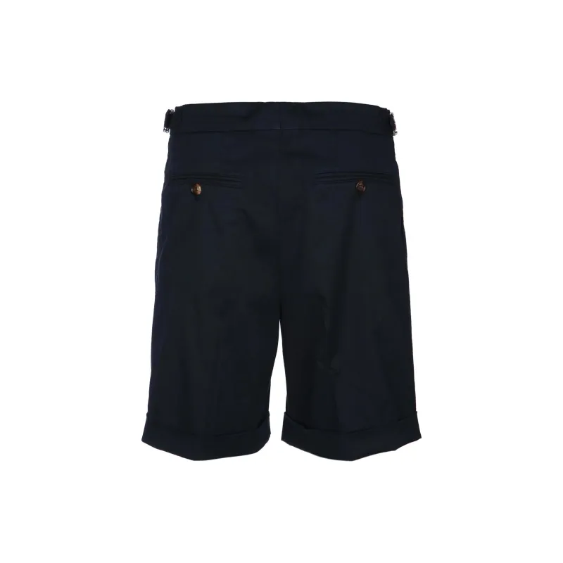 Brunello Cucinelli Garment Dyed Gabardine Bermuda Shorts-1