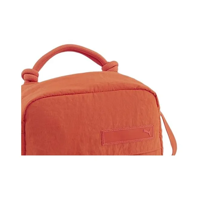 PUMA Polyamide With Nylon Shoulder Bag, Crossbody Bag Regular Unisex Orange-4