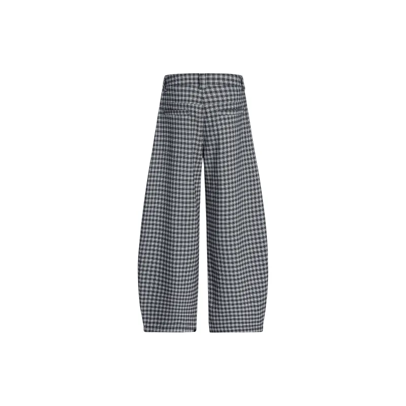 EPTISON Casual Pants Unisex American Plaid-1