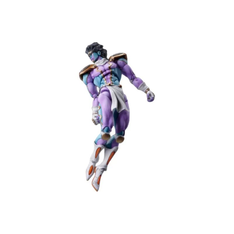 Medicos Super Action Statue JoJo's Bizarre Adventure Part 4 Diamond Is Unbreakable Star Platinum Chozokado Re-Run Action Figure Purple-3