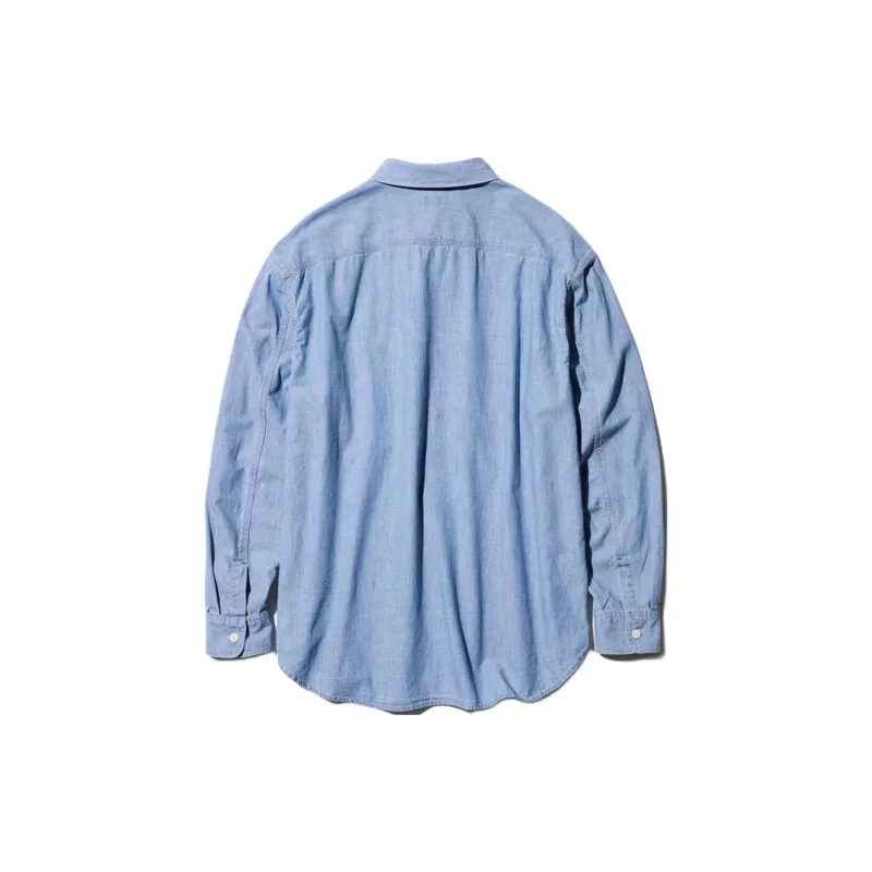 UNIQLO Shirts Men Aqua Blue-1