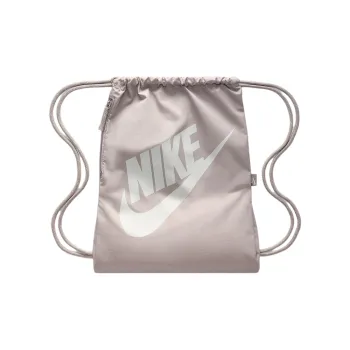 Nike Polyester Backpack Unisex Preppy Gray & Summit White